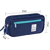 Amazon.co.jp: ペンケース 筆箱 大容量 筆ポーチ 帆布 - Akura